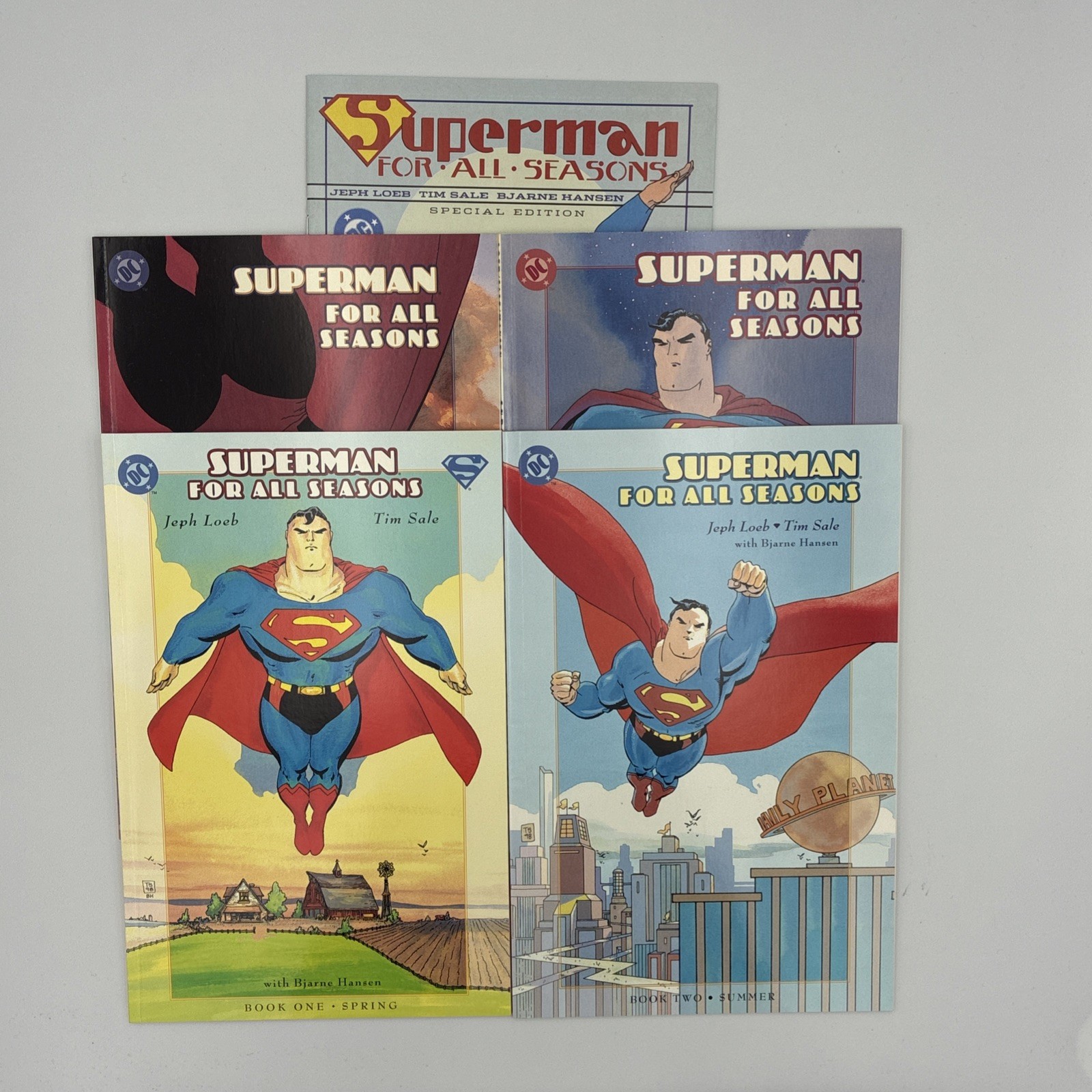 Superman For All Seasons 1-4 Complete Jeph Loeb Tim Sale Superman Day Special