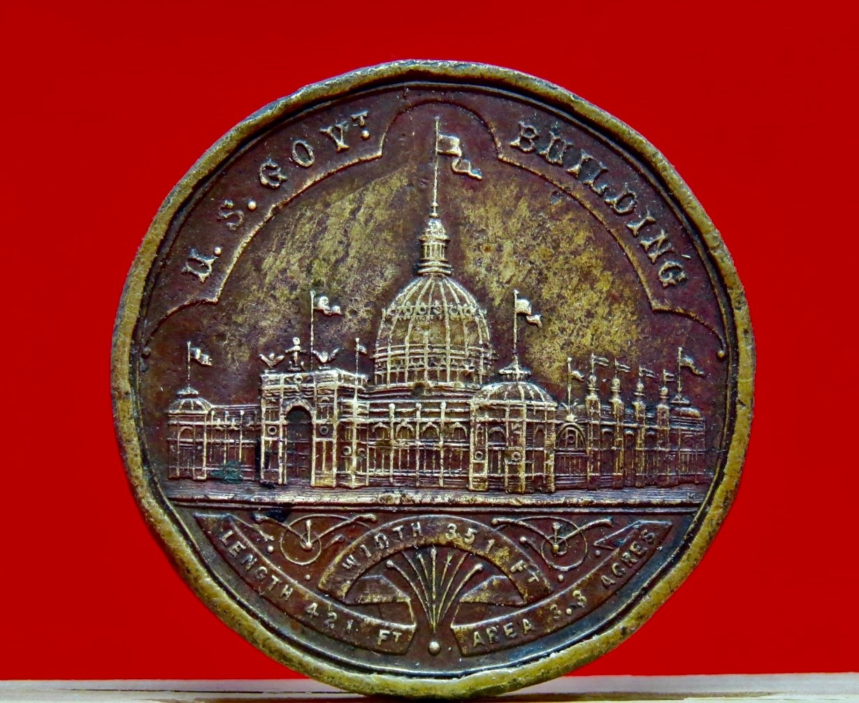 1893 USA- Chicago Worlds Columbian Expo Commemorative Medal