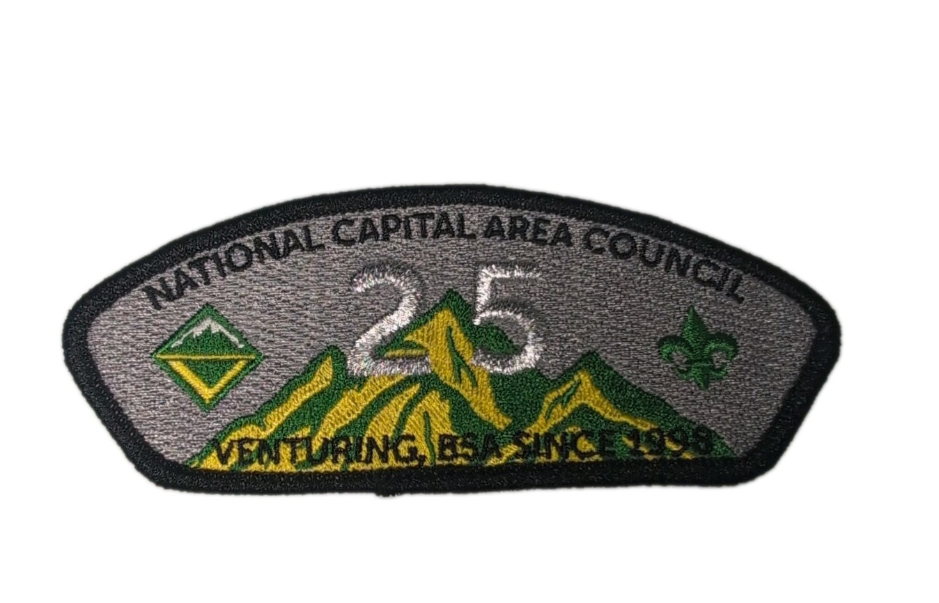 Boy Scout CSP Venturing 25 National Capital Area Council Patch Anniversary