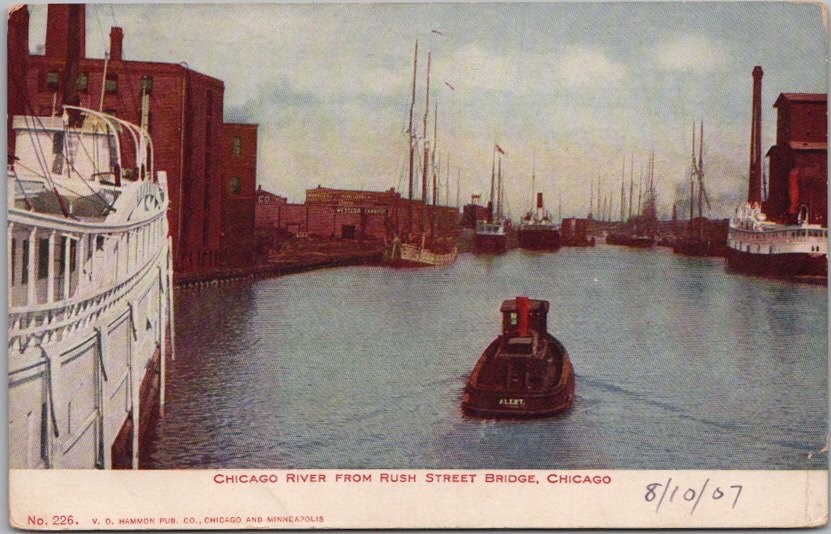 c1900s CHICAGO, Illinois Postcard 