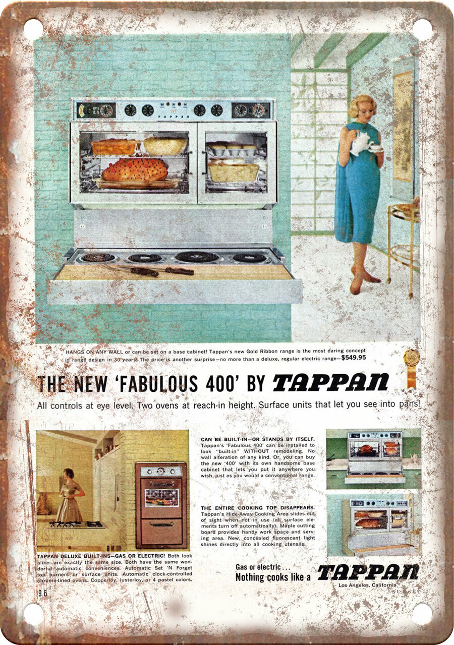 Tappan Vintage Stove Ad 1960s 12