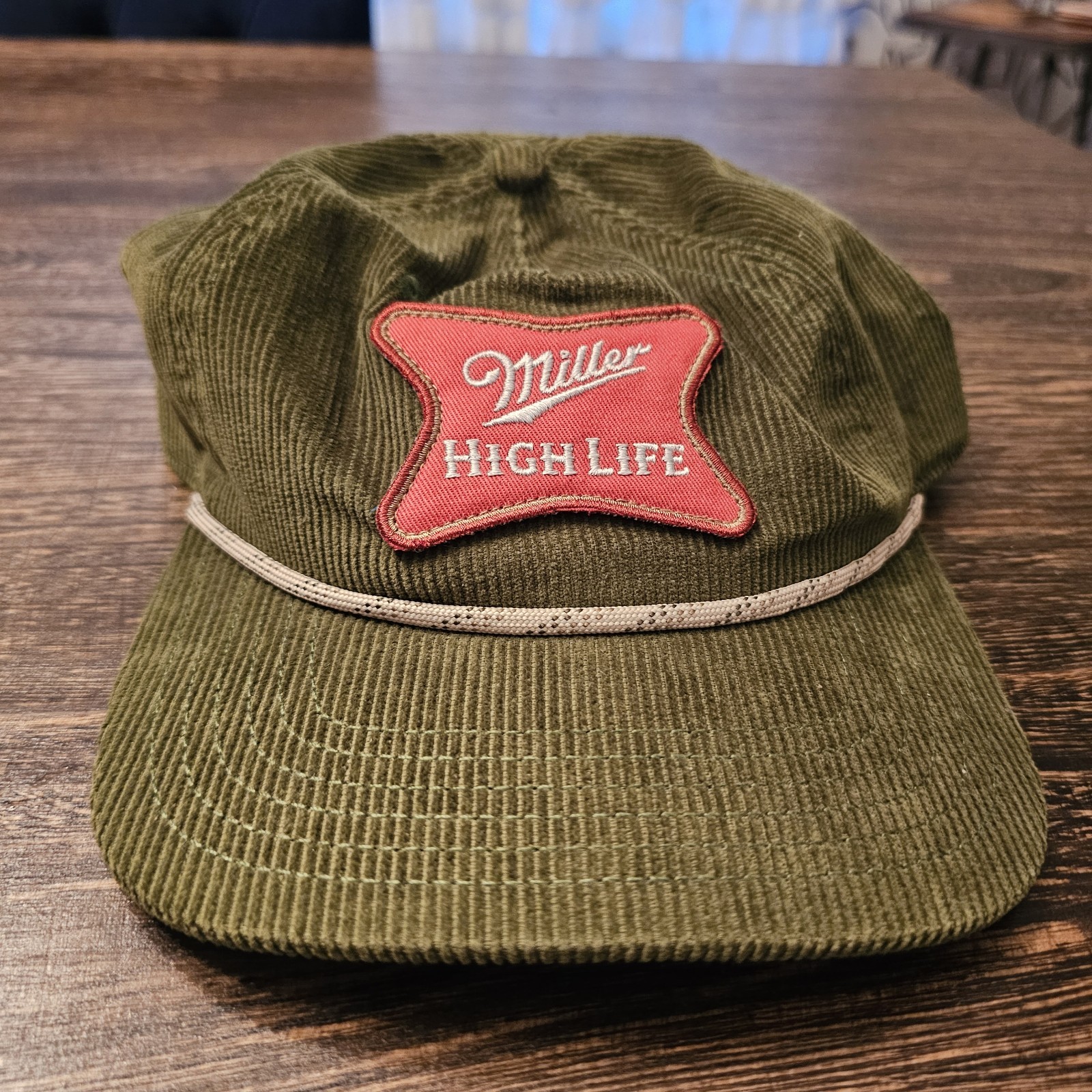 Vintage Miller High Life Golf Corduory Beer Brewery Dad Hat Trucker