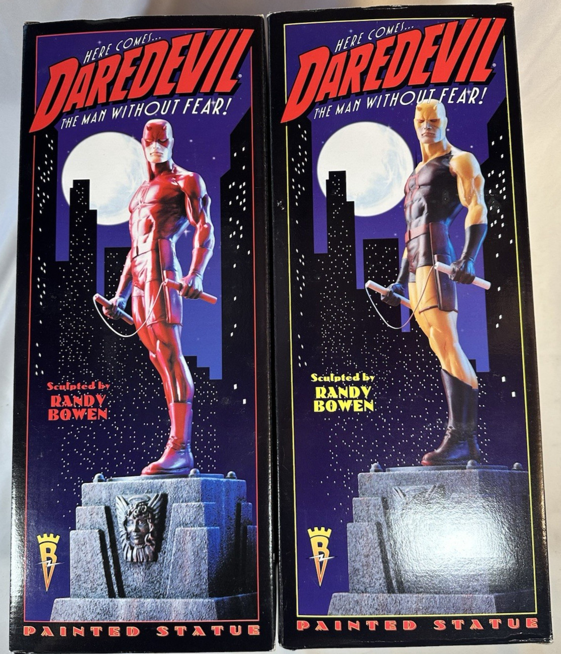 Set of Two Number ONES BOWEN-SIGNED MARVEL DAREDEVIL THE MAN WITHOUT FEAR  (S6)
