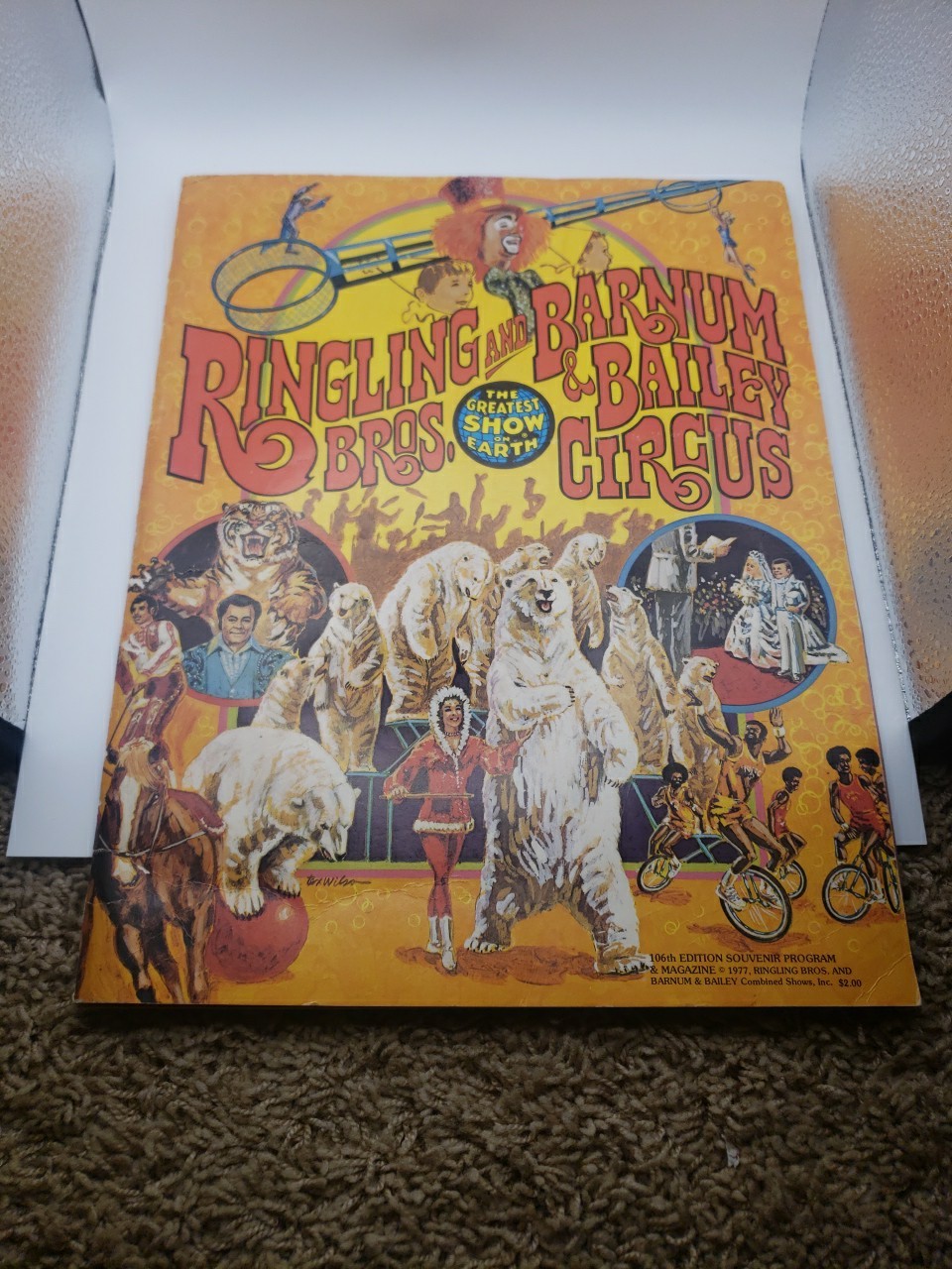  Ringling Bros. & Barnum & Bailey Circus 106th Ed.  Program & Poster 1977