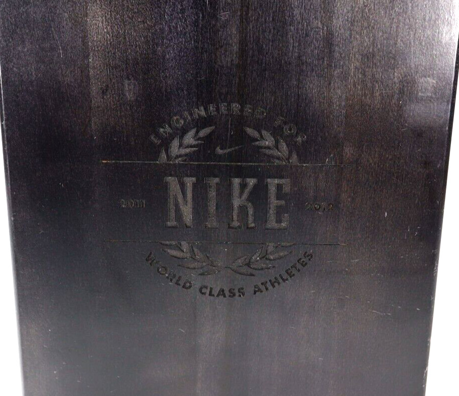 Nike Natural Wood Storage Box Black Engraved World Class Athletes 2011-2012