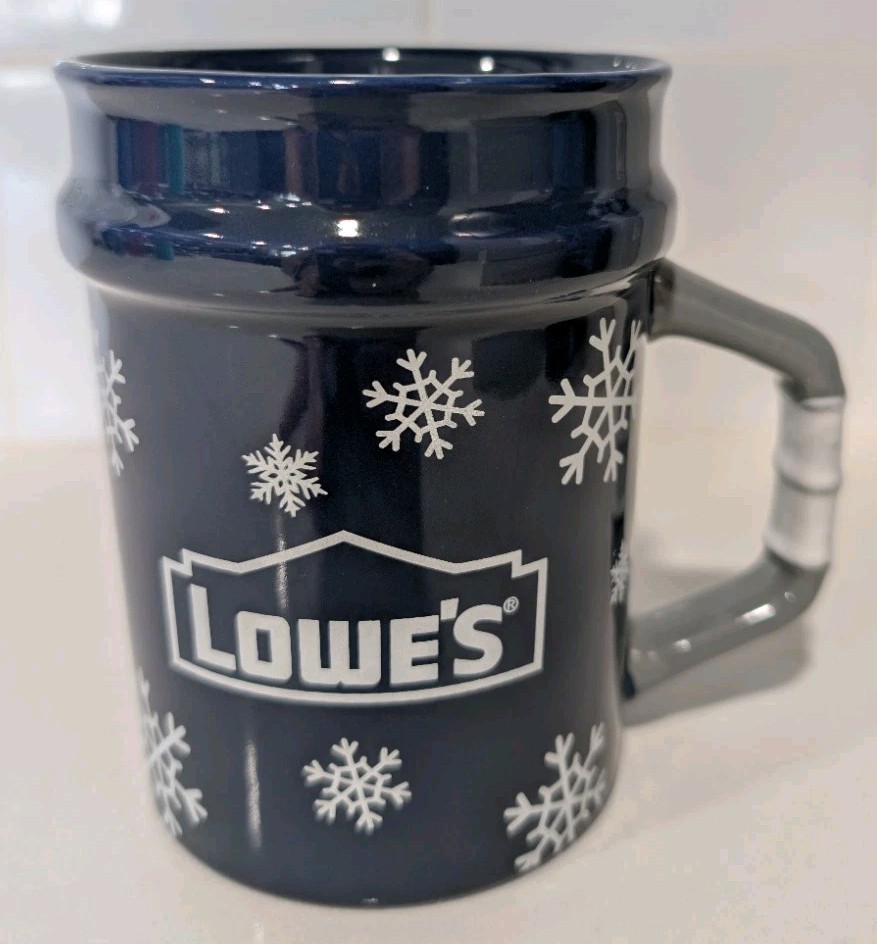 Lowes Limited Edition 2025 Holiday Exclusive Mini Bucket Ceramic Coffee 16oz Mug