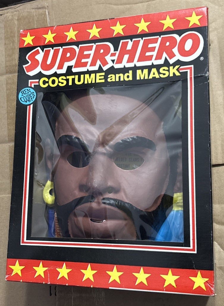 1983 The A-Team BA Baracus MR T  Halloween Costume BEN COOPER In Box BEAUTY 