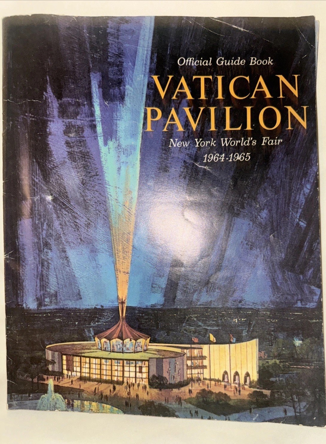 VTG 1964 1965  MAP New York Worlds Fair Vatican Pavilion Official Guide Book NY