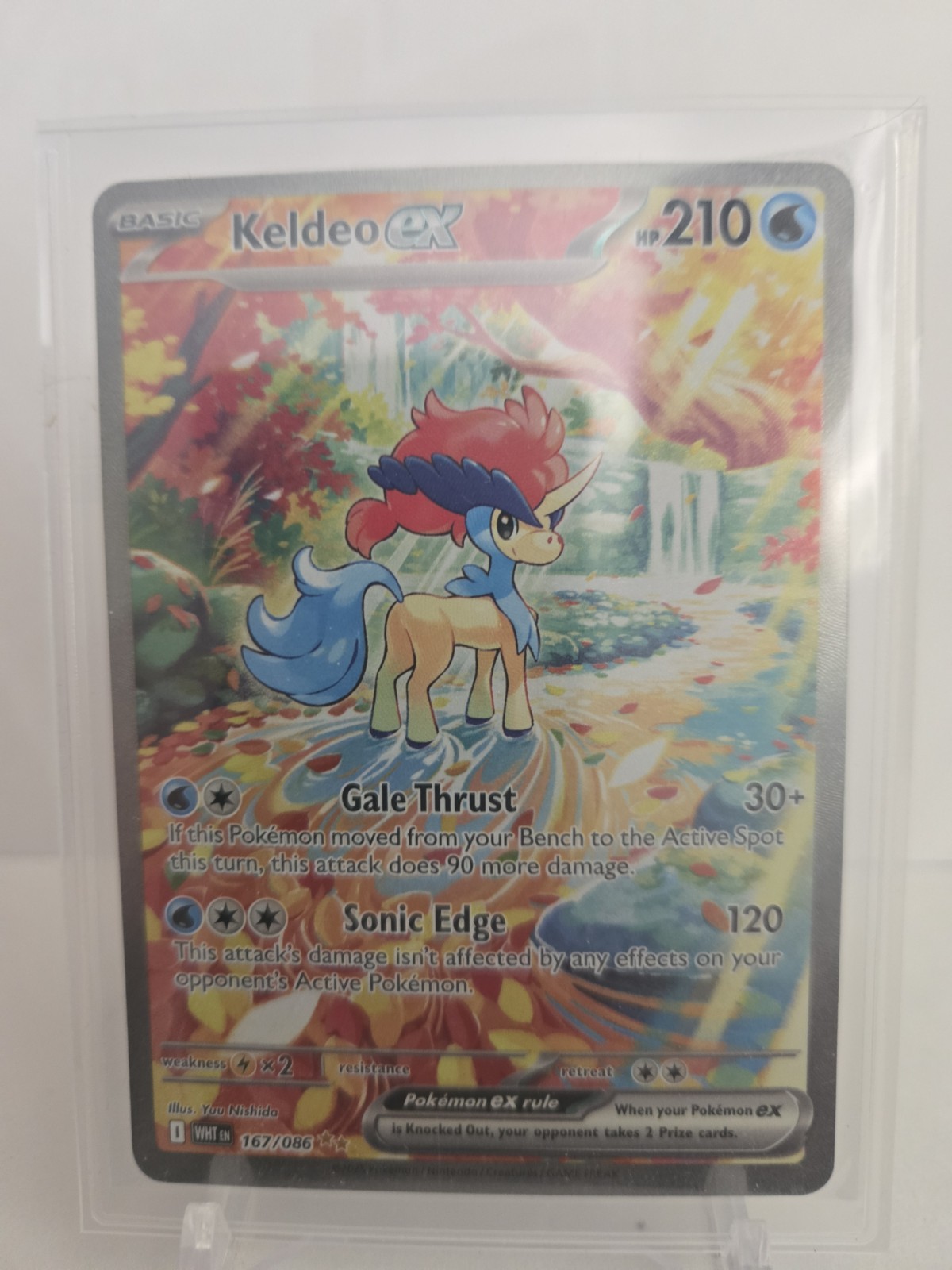 Pokemon TCG - Keldeo ex - 167/086 - SIR - SV: White Flare
