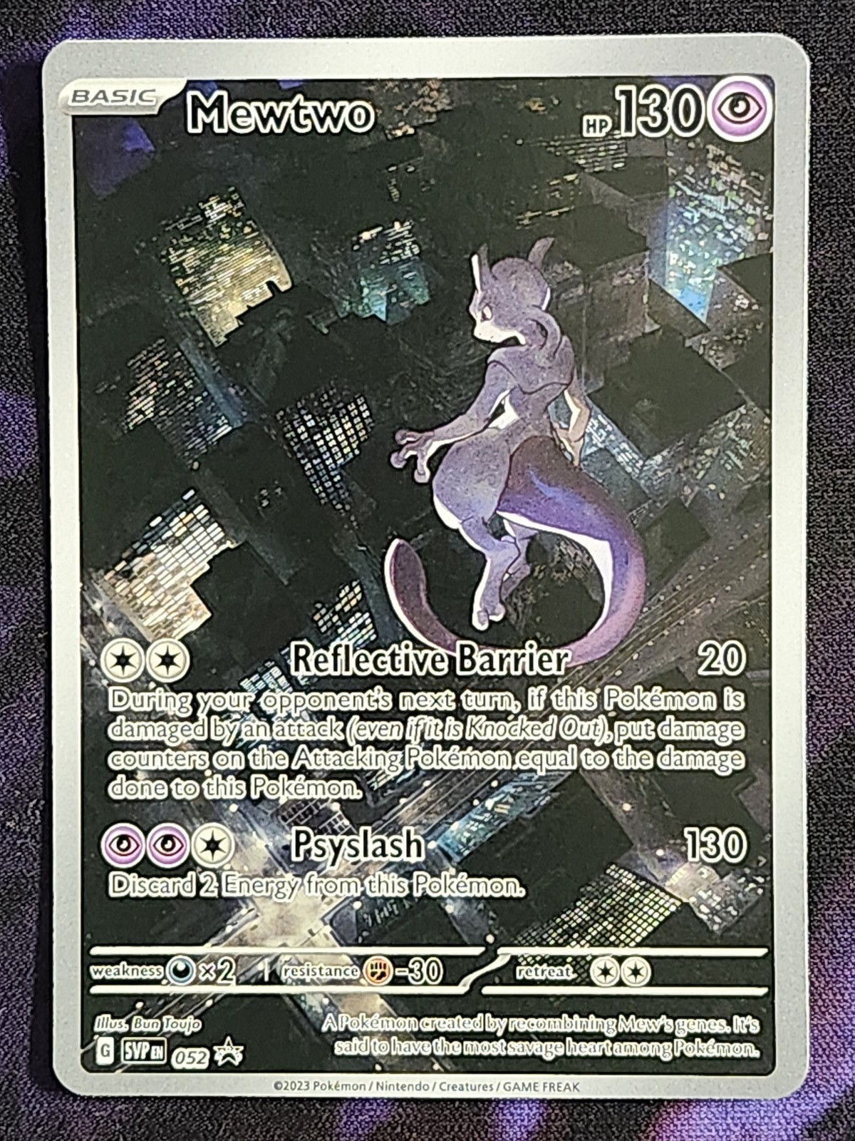 Pokemon Mewtwo 052 Black Star Promo BSP
