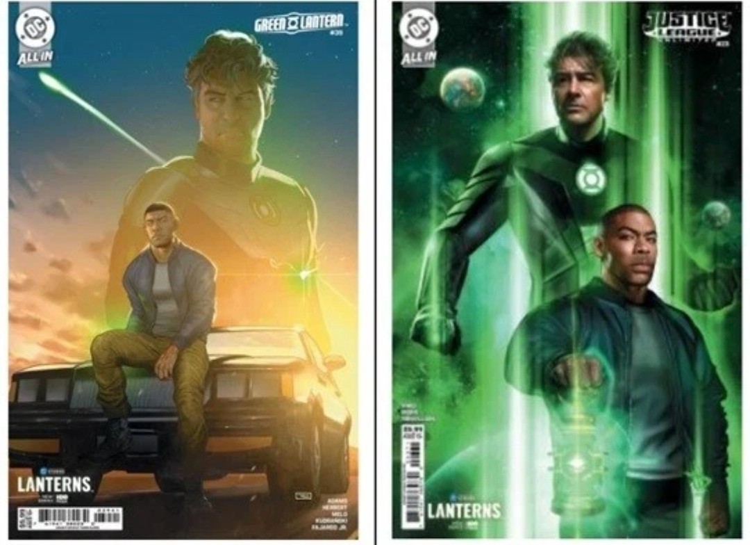 GREEN LANTERN #39 Taurin & JUSTICE LEAGUE UNLIMITED #23 Wilkins LANTERNS VARIANT