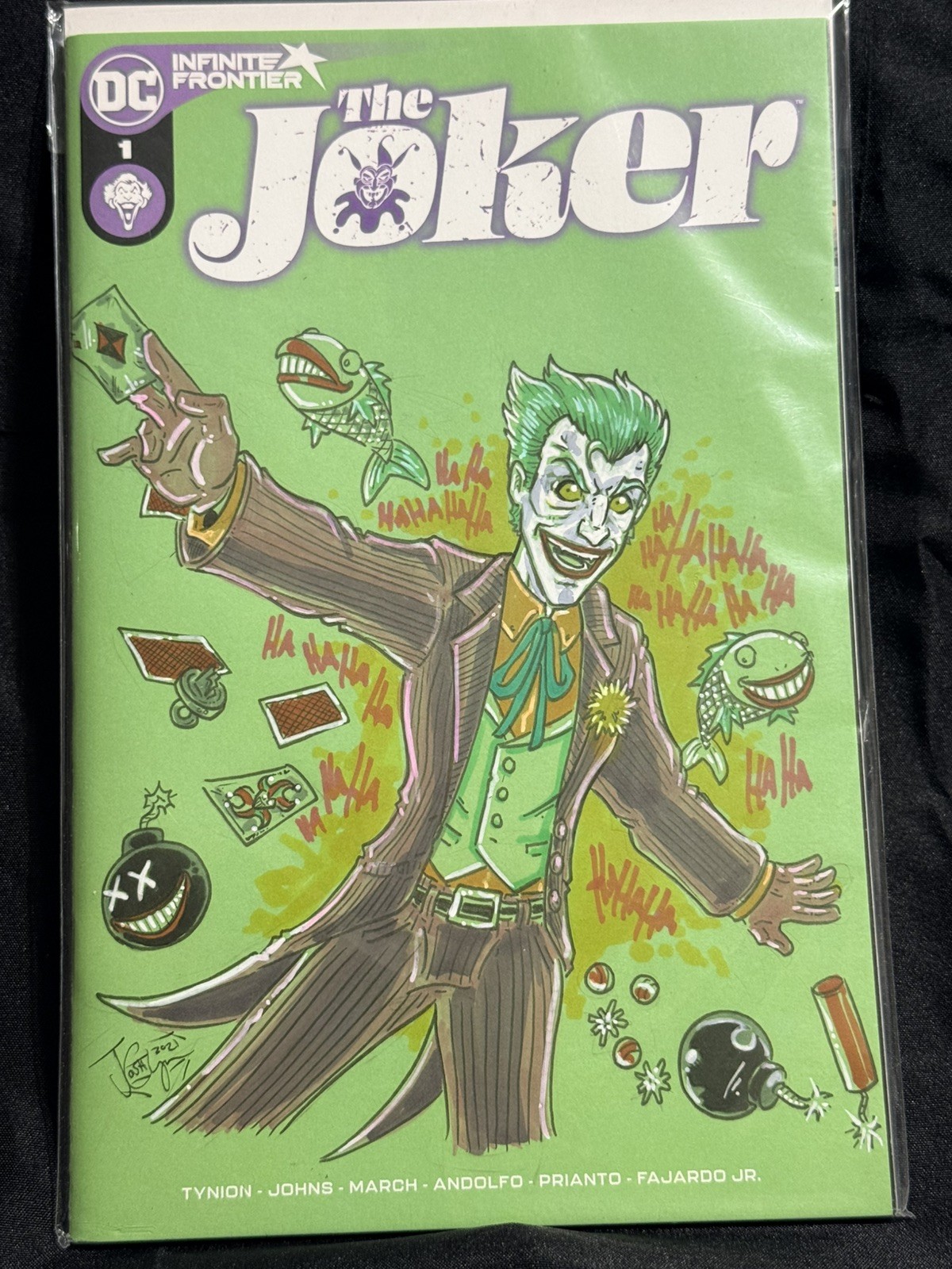 The Joker #1 Blank Facsimile | Joker | Sketch by Josh Lyman