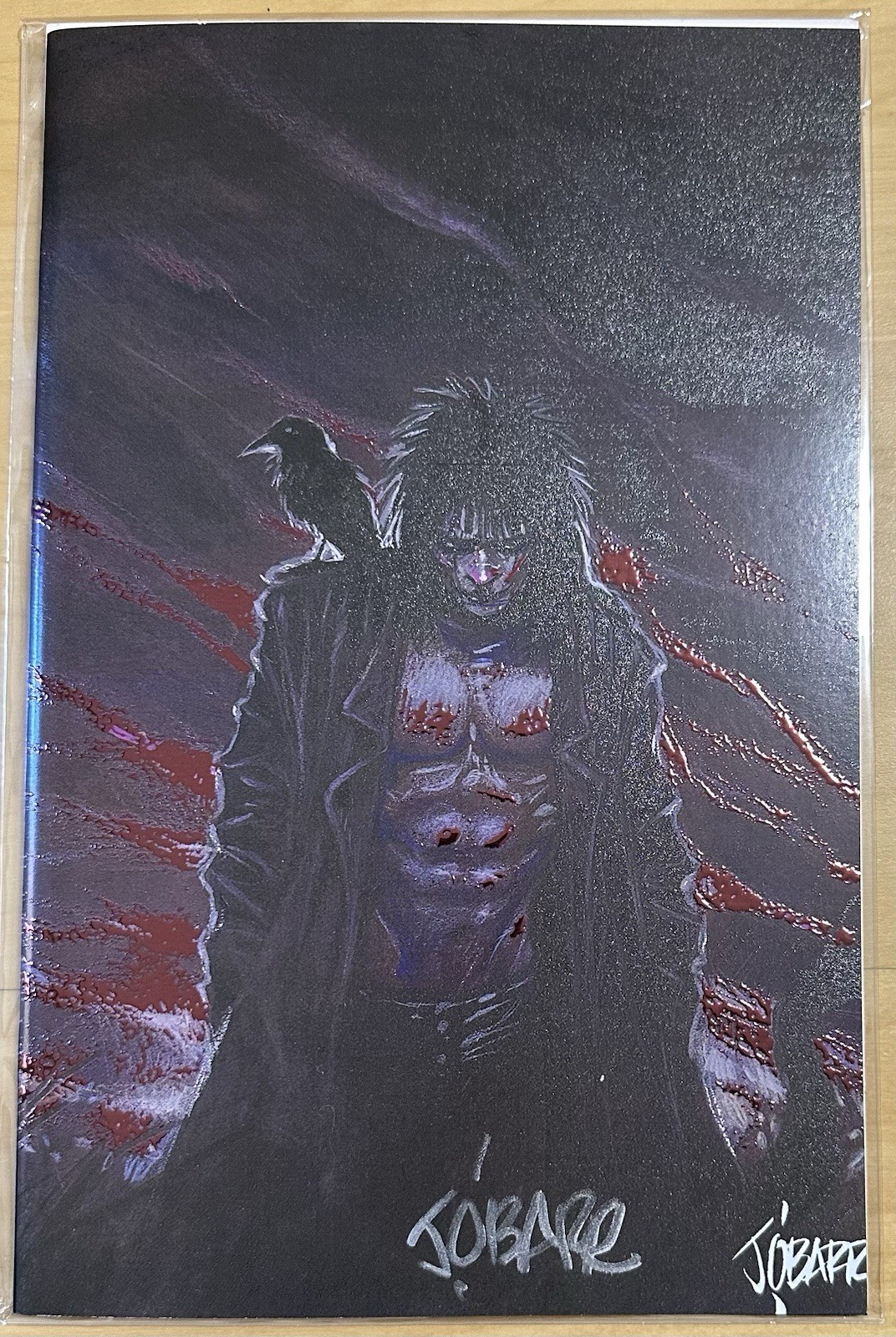 James O’Barr SIGNED NYCC The Crow: Dead Time Embossed  Virgin Cover LTD To 25