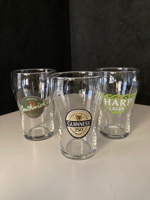 ✅ NEW (3) Guinness 250th Anniversary Flight Glass Set Bar Craft Beer