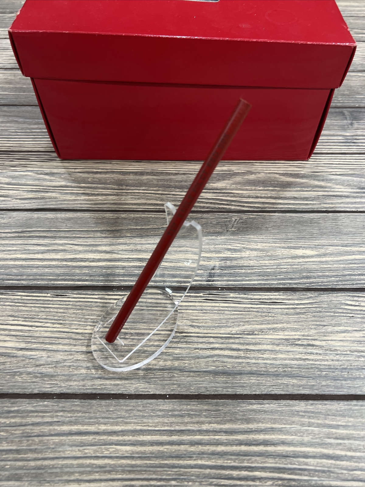 Vintage Unsharpened Pencil Eagle Pilot Red 585 USA