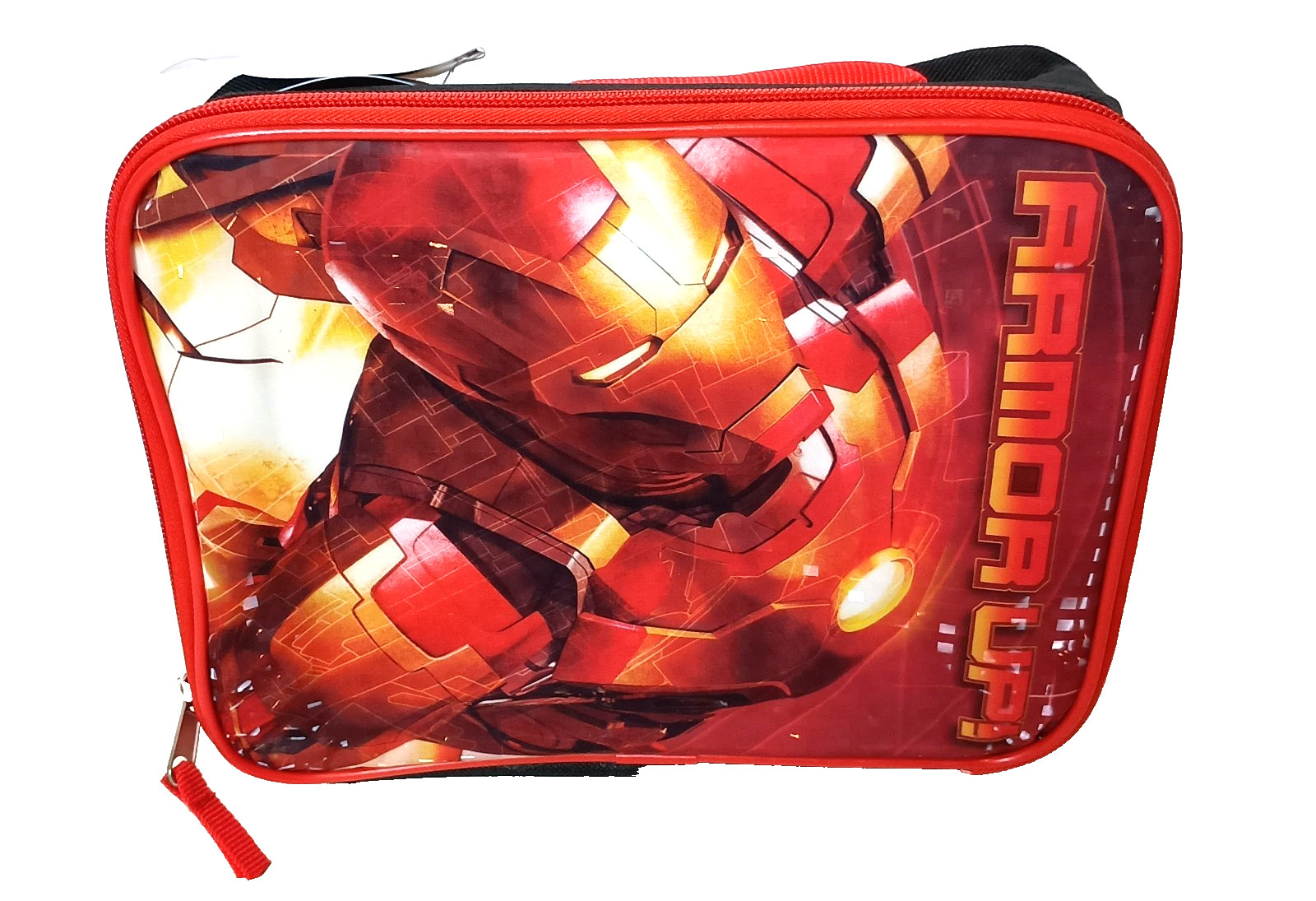 Vtg Marvel Avengers Iron Man Soft School Lunch Cold Carry Bag New NOS Tags 2013