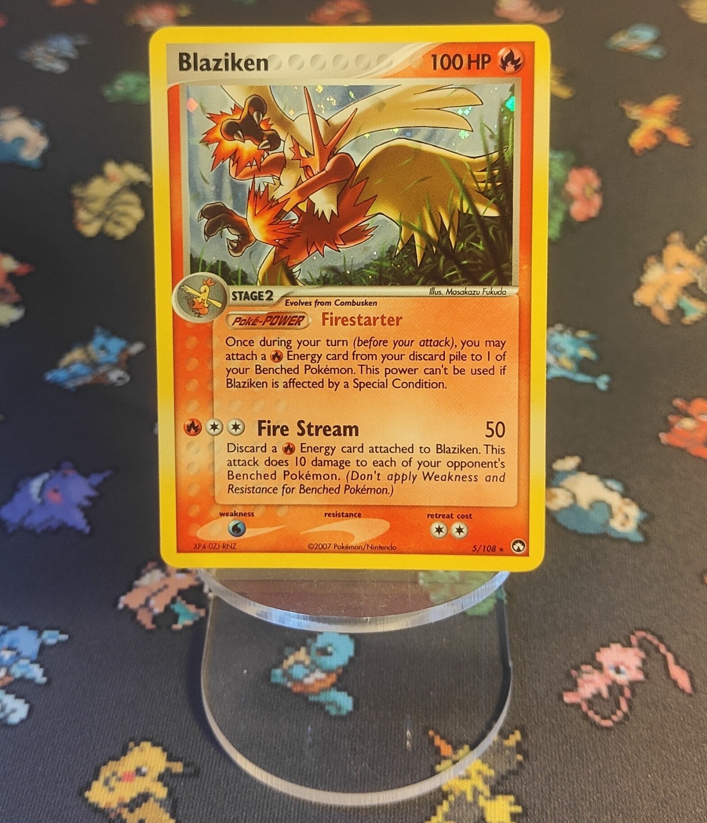 Blaziken Holo - #5 2007 EX: Power Keepers - Pokémon TCG
