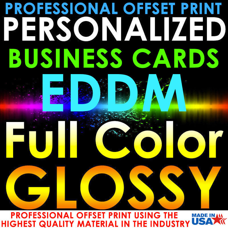 5000 CUSTOM PRINT 4x11 EDDM Mailers POSTCARDS Color Gloss Every Door Direct Mail