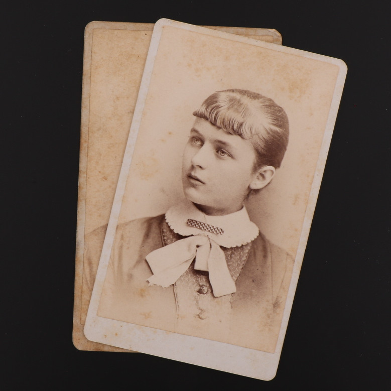 CDV Carte de Visite of a Young Lady from Fond Du Lac, Wisconsin #844