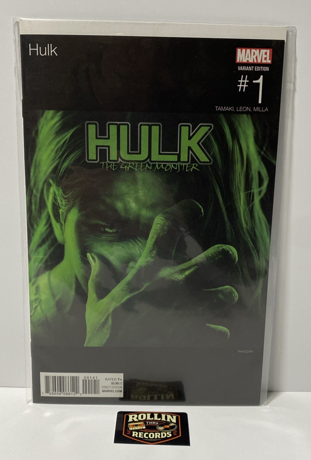 Hulk #1 Hip Hop Incentive Variant The Game RED Album Rahzzah Marvel 2017 NM
