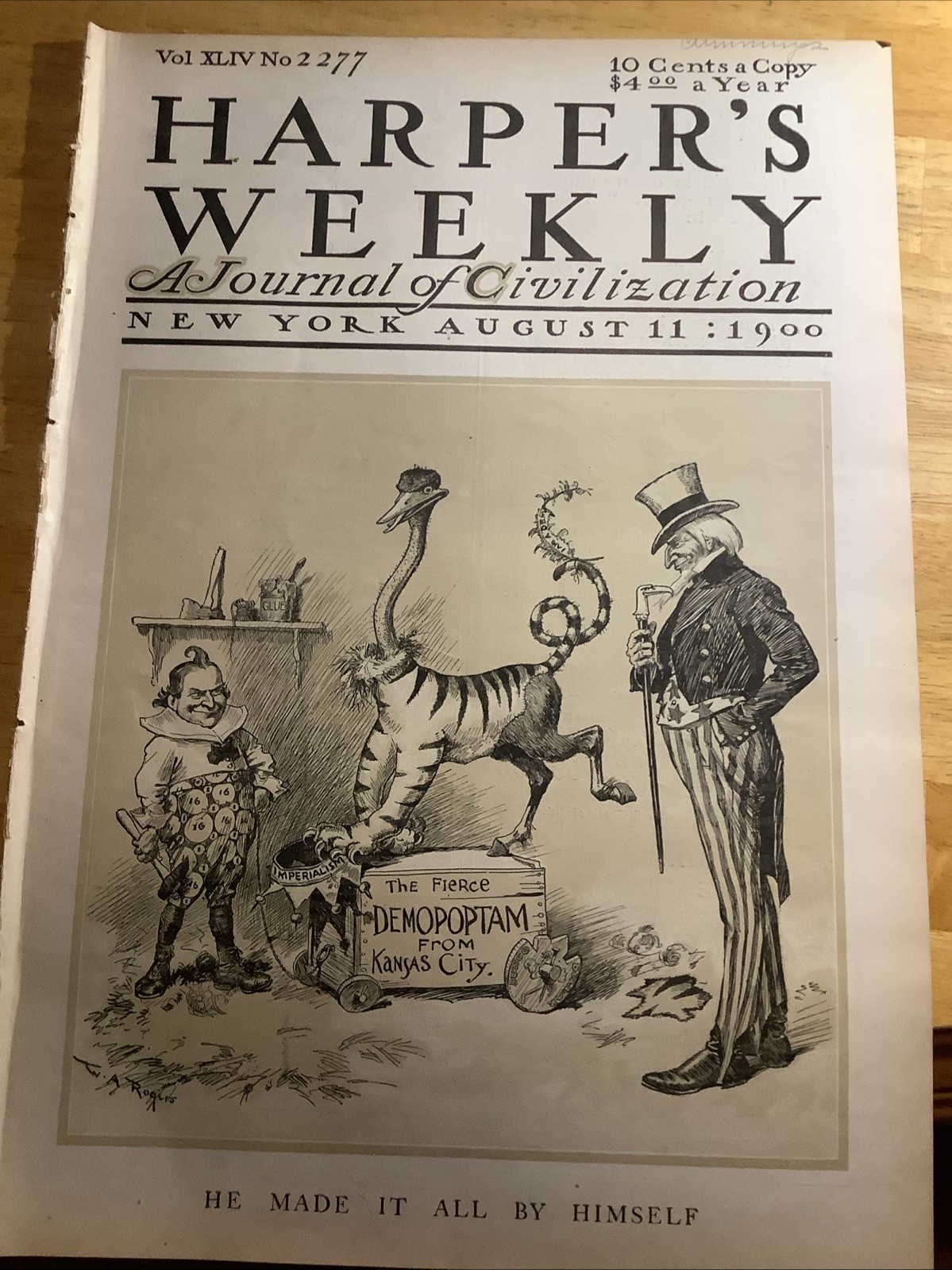 1900 HARPERS WEEKLY  NEWSPAPER / MAGAZINE ~ WONDERFUL CONTENT
