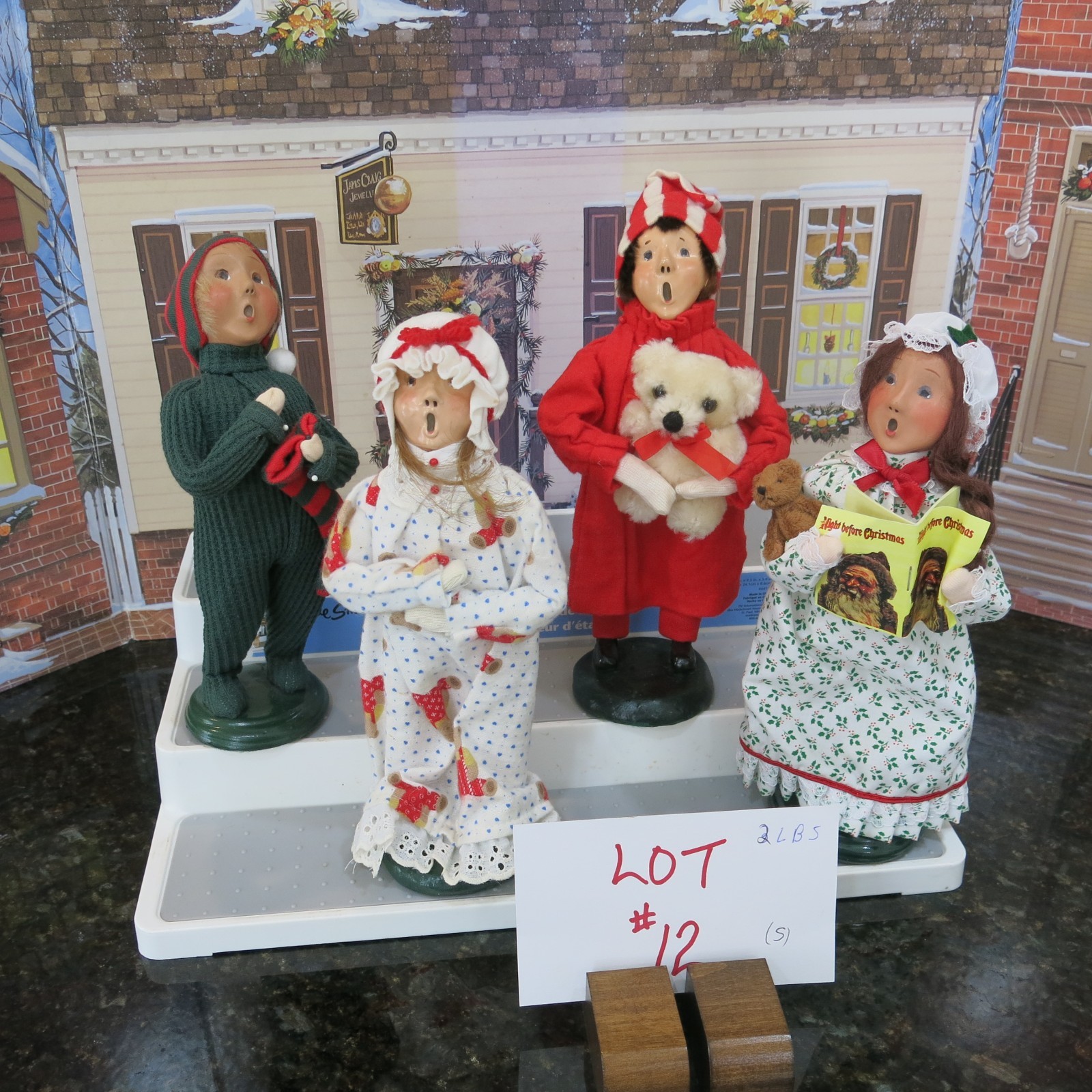 Vintage 4 Byers Choice Kids  $99  (Lot 12)  from 1985,  2011, Talbots 2000