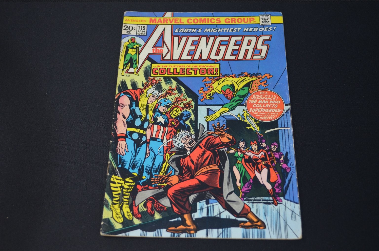 The Avengers #119 Marvel Bronze Age The Collector 1973 Fine