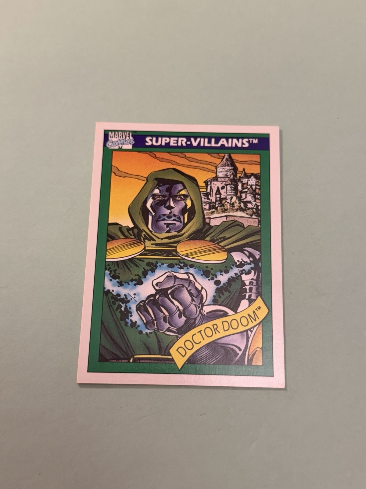 Dr. Doom 1990 Impel Marvel Comics Universe Series 1  Super Villains #60 Mint