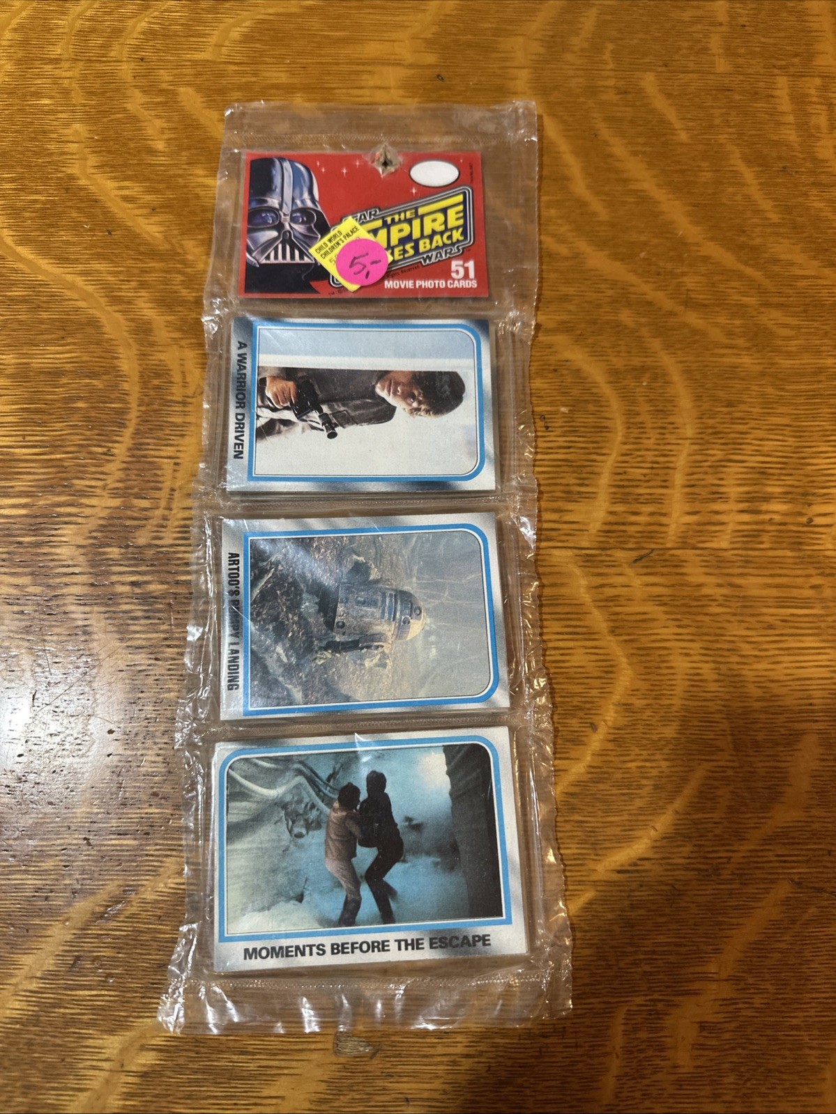1980 STAR WARS Empire Strikes Back Sealed Topps Rack Pack .