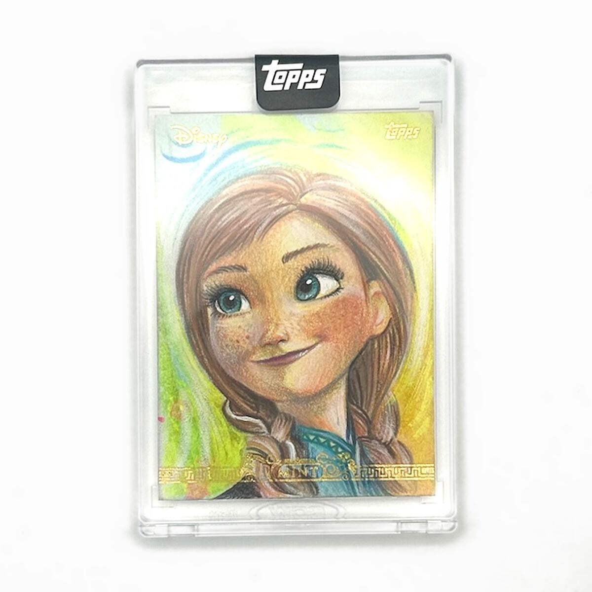 2026 Topps Mint Disney Anna Frozen Original Sketch Card 1/1 Greg Treize Signed