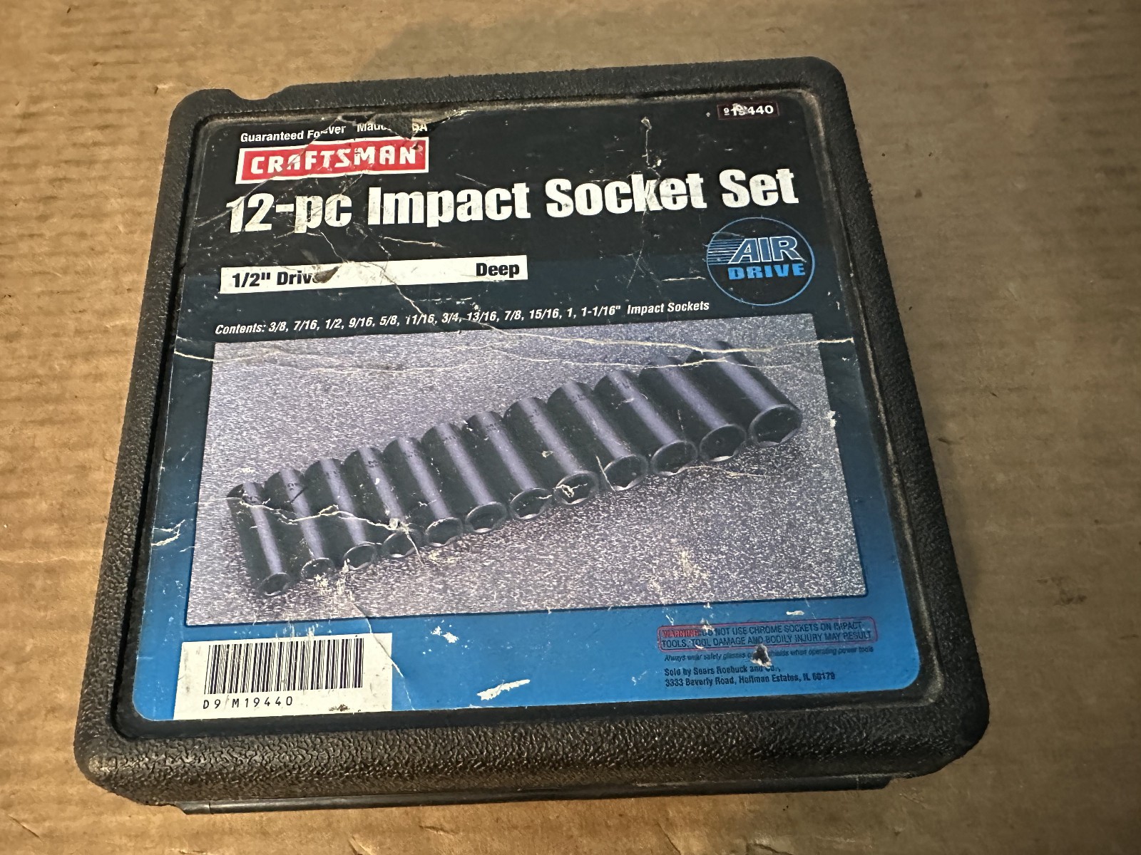 CRAFTSMAN 12 PC 1/2
