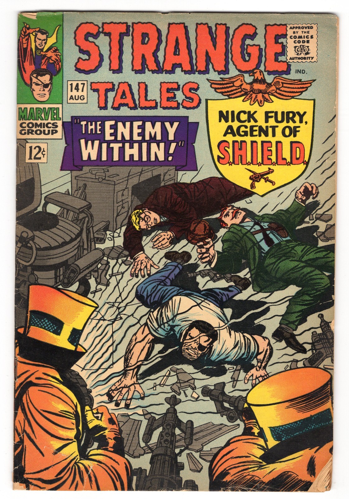 Strange Tales 147 1966 Marvel Comics VG 4.0 1st App Kaluu Dr. Strange Nick Fury