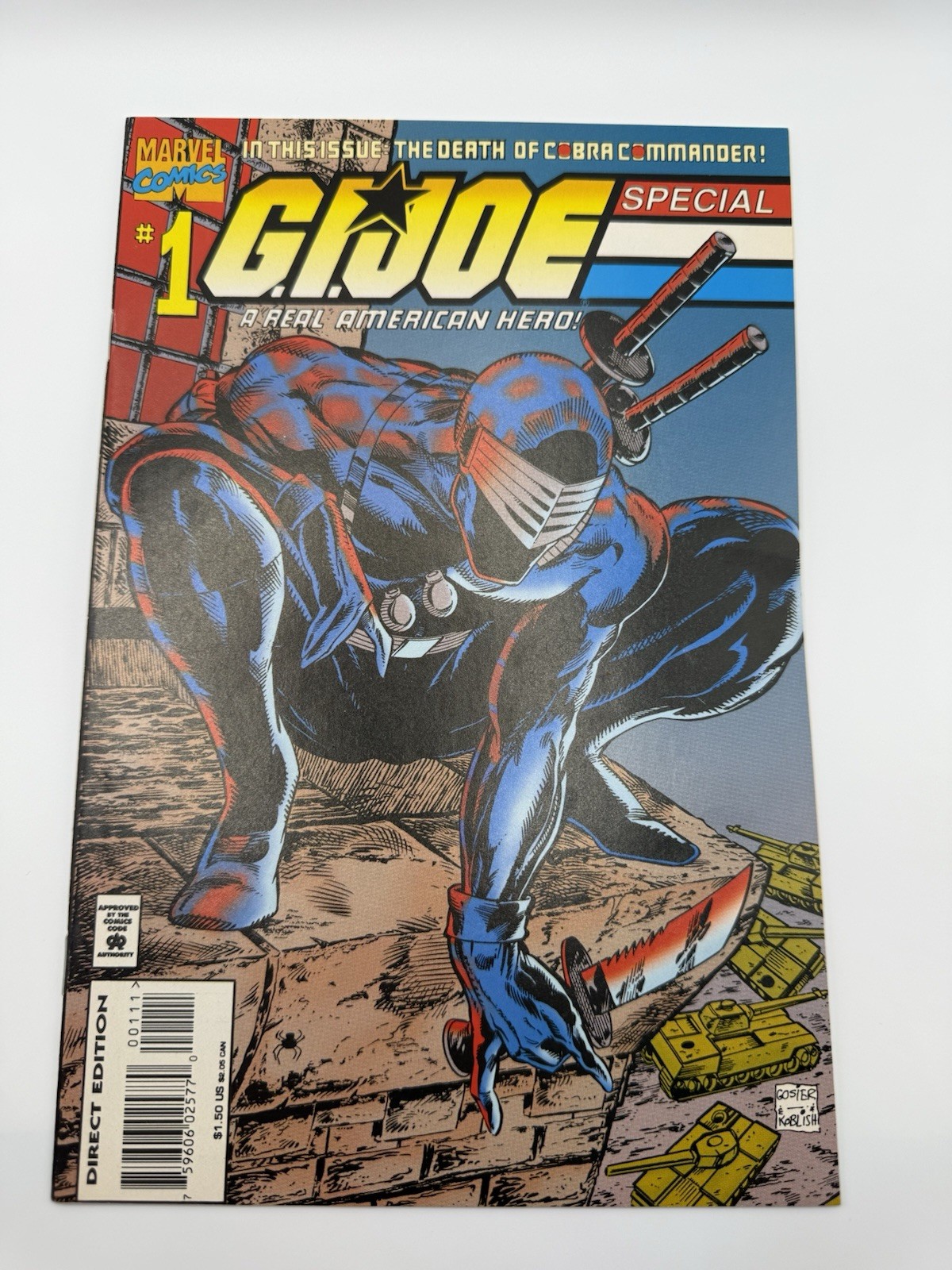G. I. Joe Special #1 RARE 1995 Todd McFarlane Snake Eyes Cover Spider-Man 