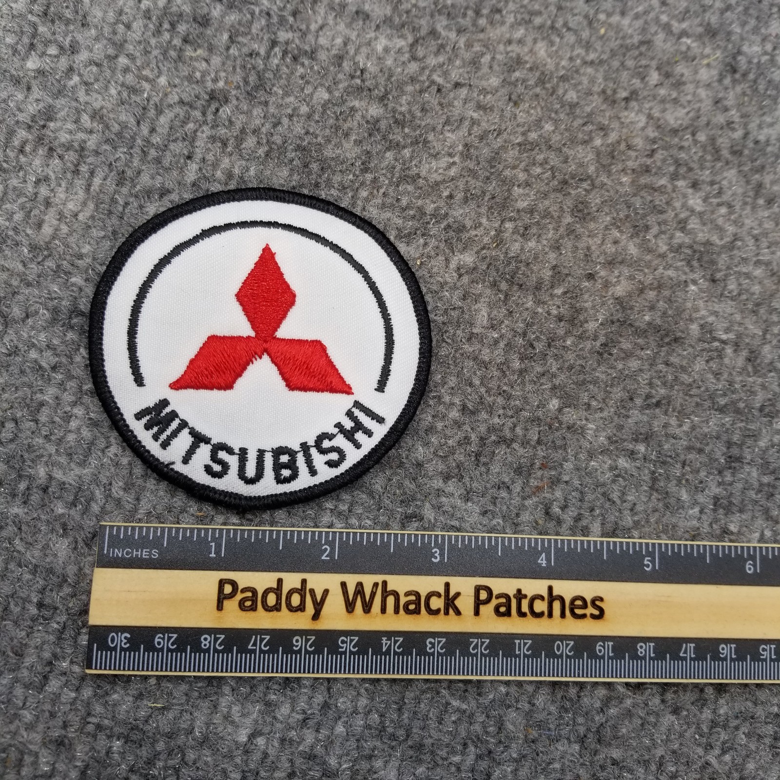 Vintage Mitsubishi Patch Car Auto 80s AB7
