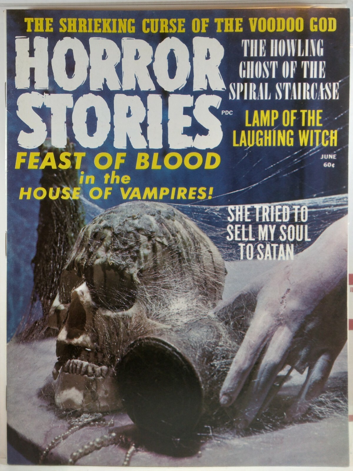🩸 HORROR STORIES MAGAZINE #5 VF+ CONTROVERSIAL SATANIC PHOTO MAGAZINE 1971 1970