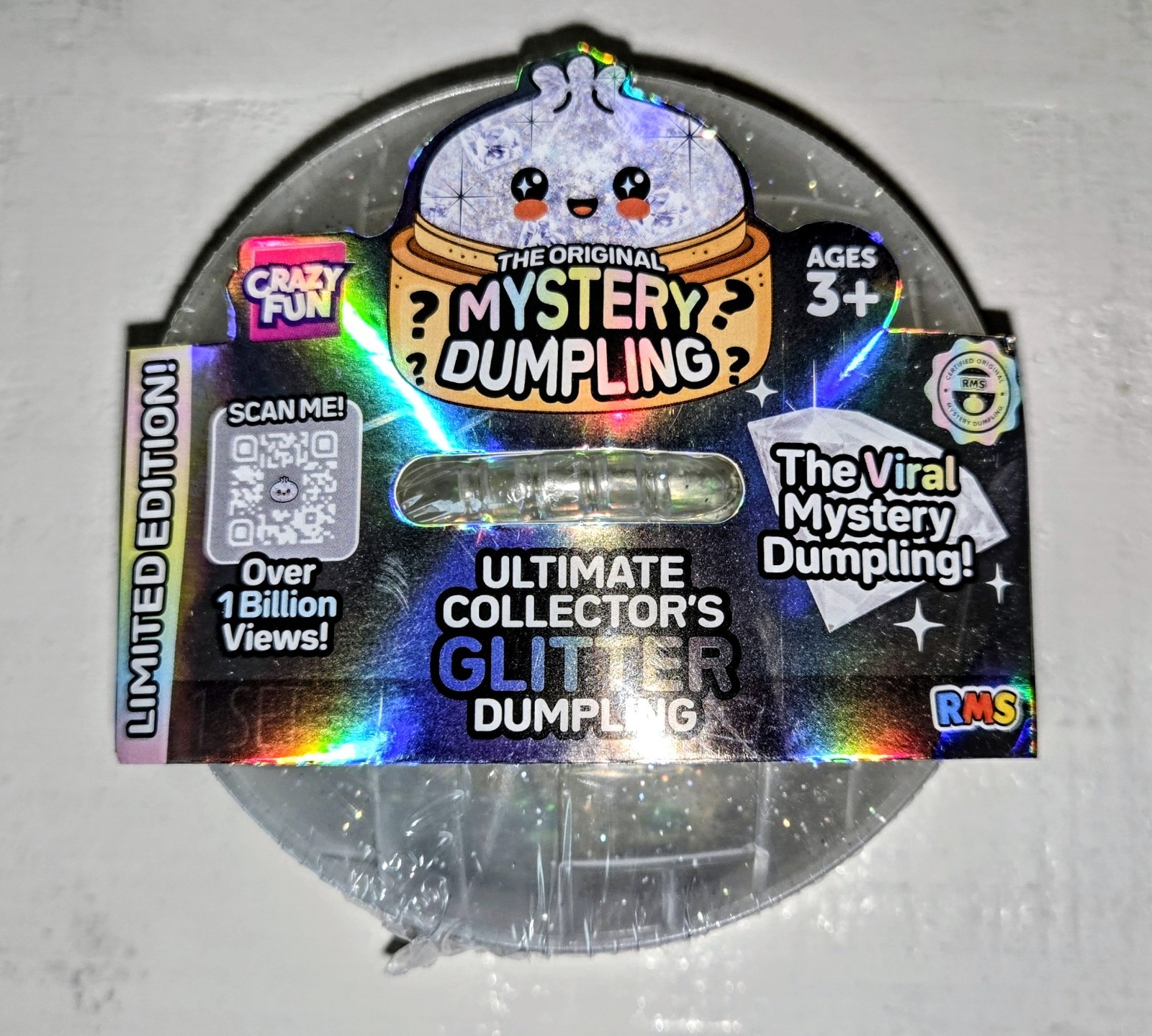 Authentic Crazy Fun Mystery Dumpling Limited Collector's Edition W/Diamonds 