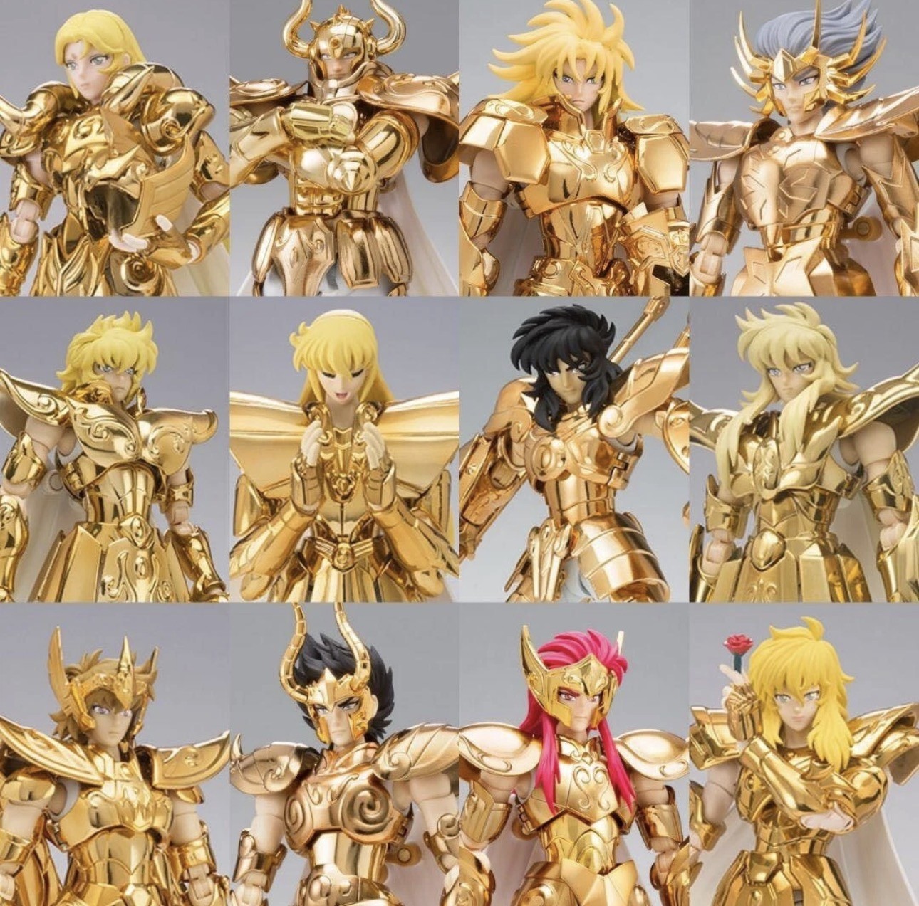 Saint Seiya Cloth Myth EX Gold saint OCE Original Color Edition 12 figure set
