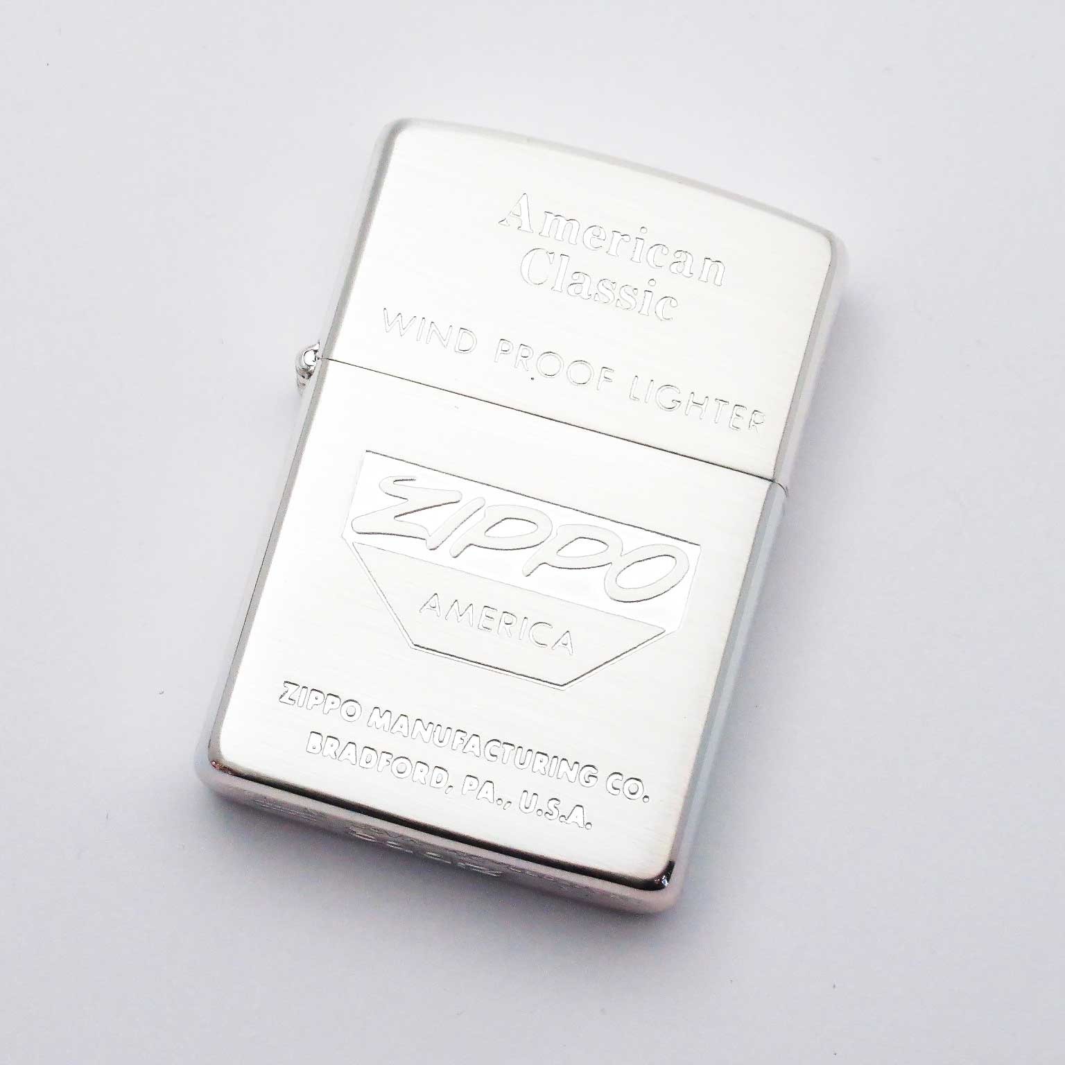 Vintage Zippo Logo Design Etching Silver Plating Japan Limited 1992 Oil Lighter