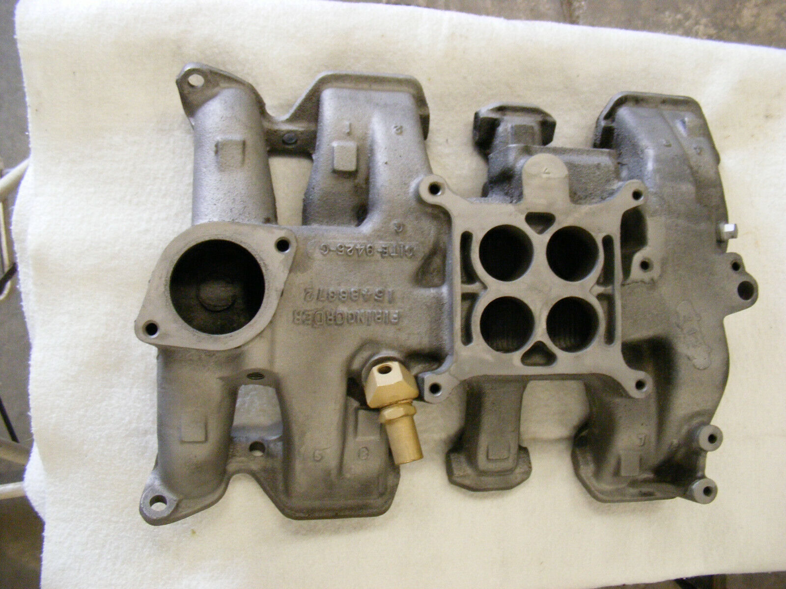 Ford Lincoln Mercury Y Block 4 barrel intake manifold