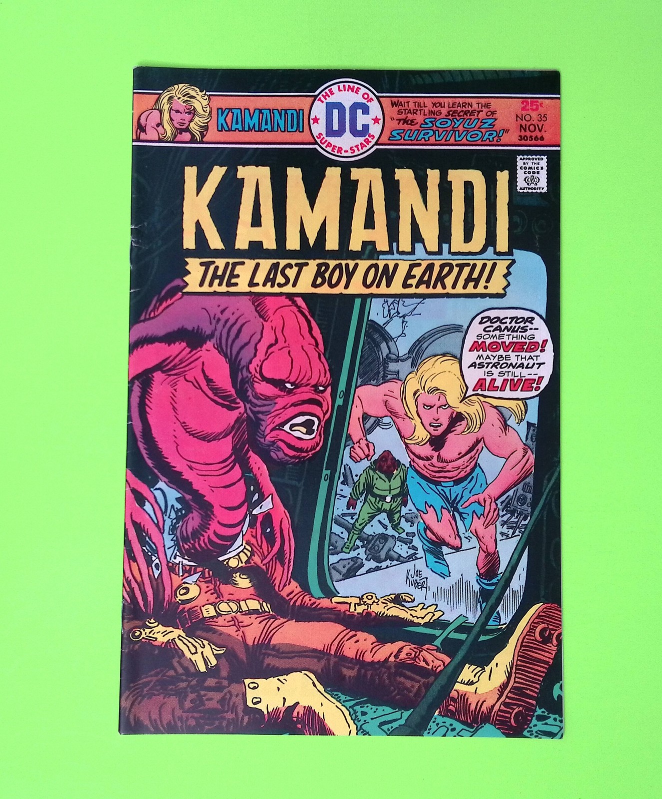 Kamandi, the Last Boy on Earth #35 1975 DC Comics Higher Grade Comic Book B30-40