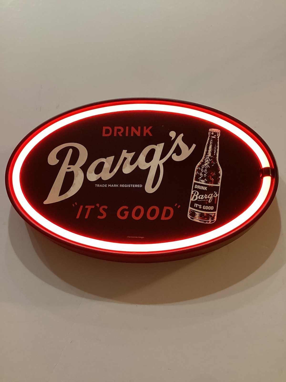 Barq’s Root Beer Replica Neon Look LED Rope Light Sign