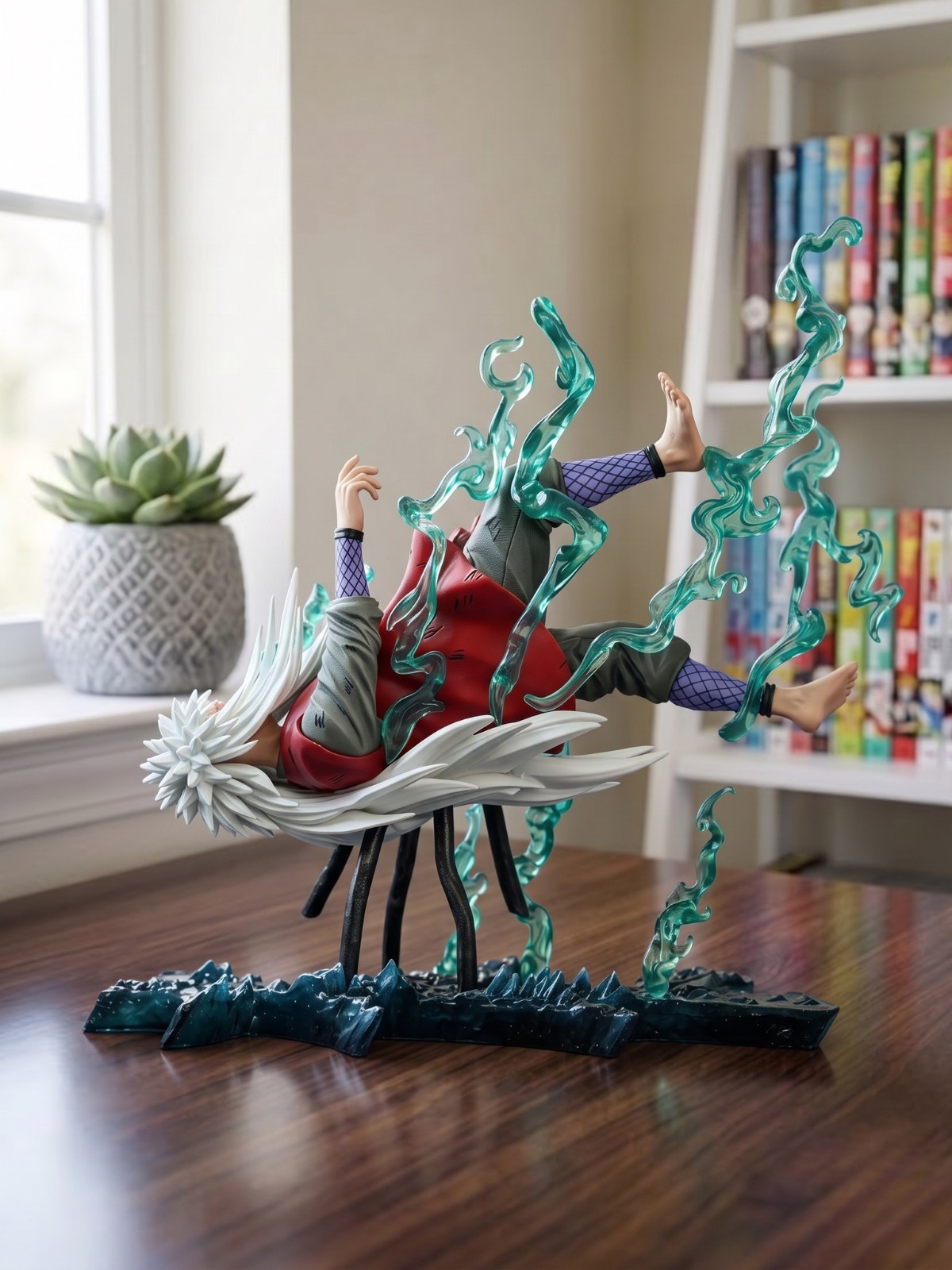 Jiraiya Figure Naruto Shippuden 24cm 9.4in Final Battle Toad Sage Anime Statue