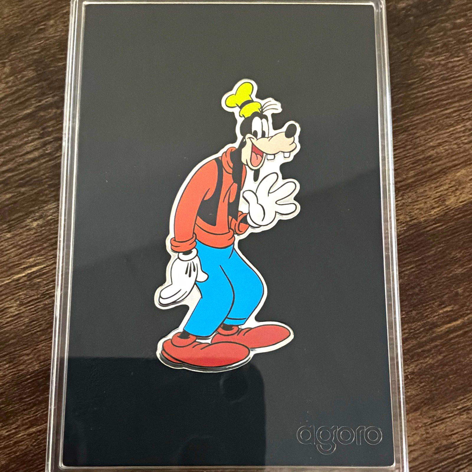 Agoro Disney Goofy 1997 Pure Gold Coin/Bar in Case Limited Edition 1997/3485