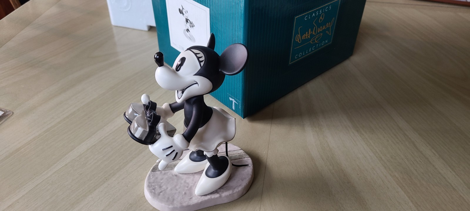 Disney WDCC Minnie Mouse Statue - Puppy Love - Oh It's Swell - Rare - New In Box