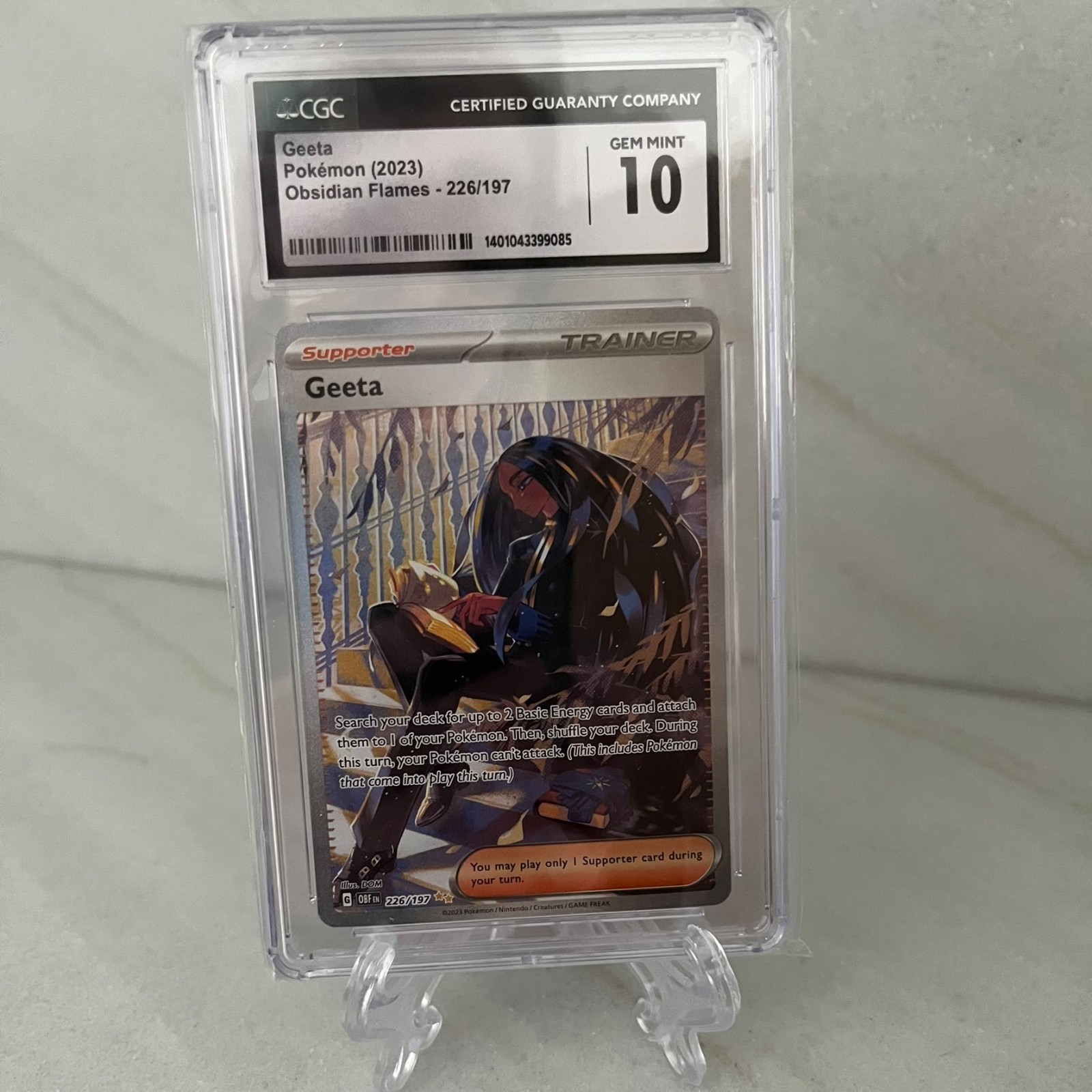 Geeta 226/197 SIR Obsidian Flames CGC Gem Mint 10
