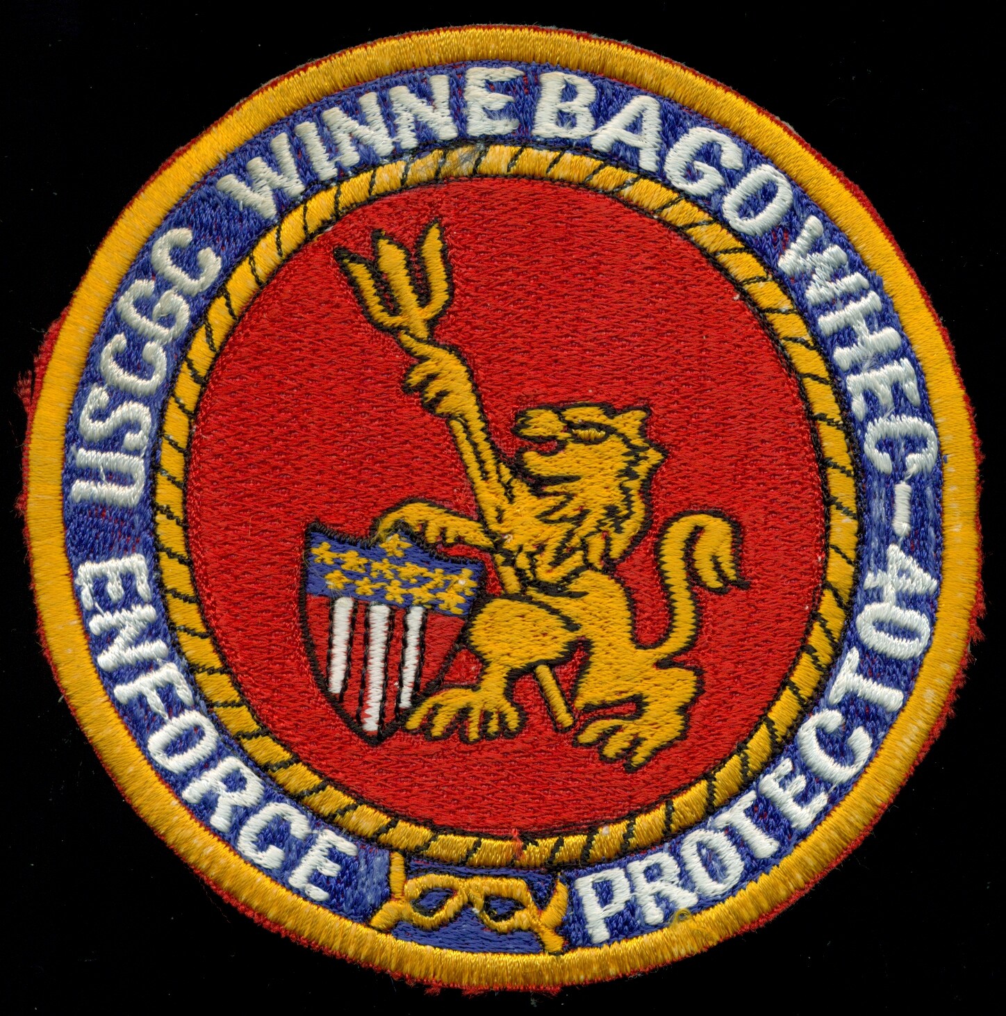 USCG Coast Guard USCGC Winnebago WHEC-40 Patch NP-1