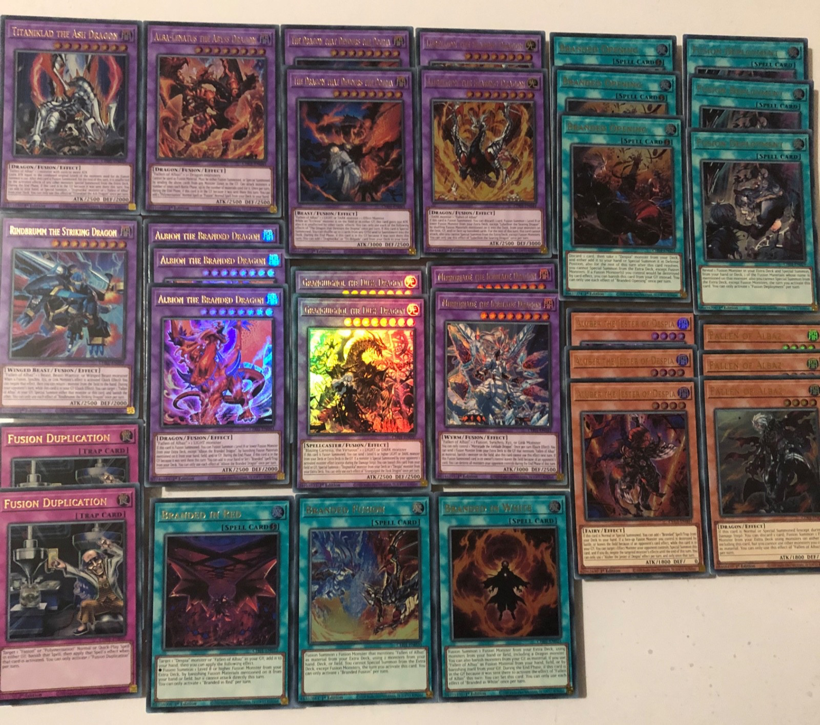 Yugioh 31x Branded Extra Deck Engine Core - Fusion Bundle Incl  Aluber   Albaz