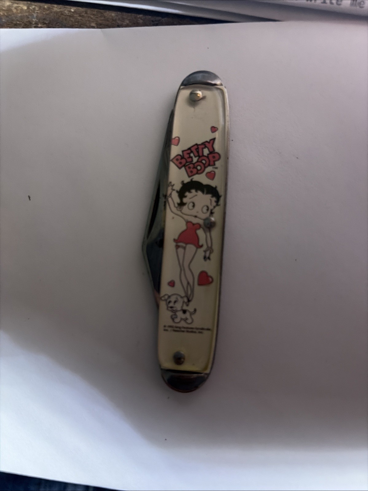 Vintage 1992 Betty Boop Pocket Knife Made In USA