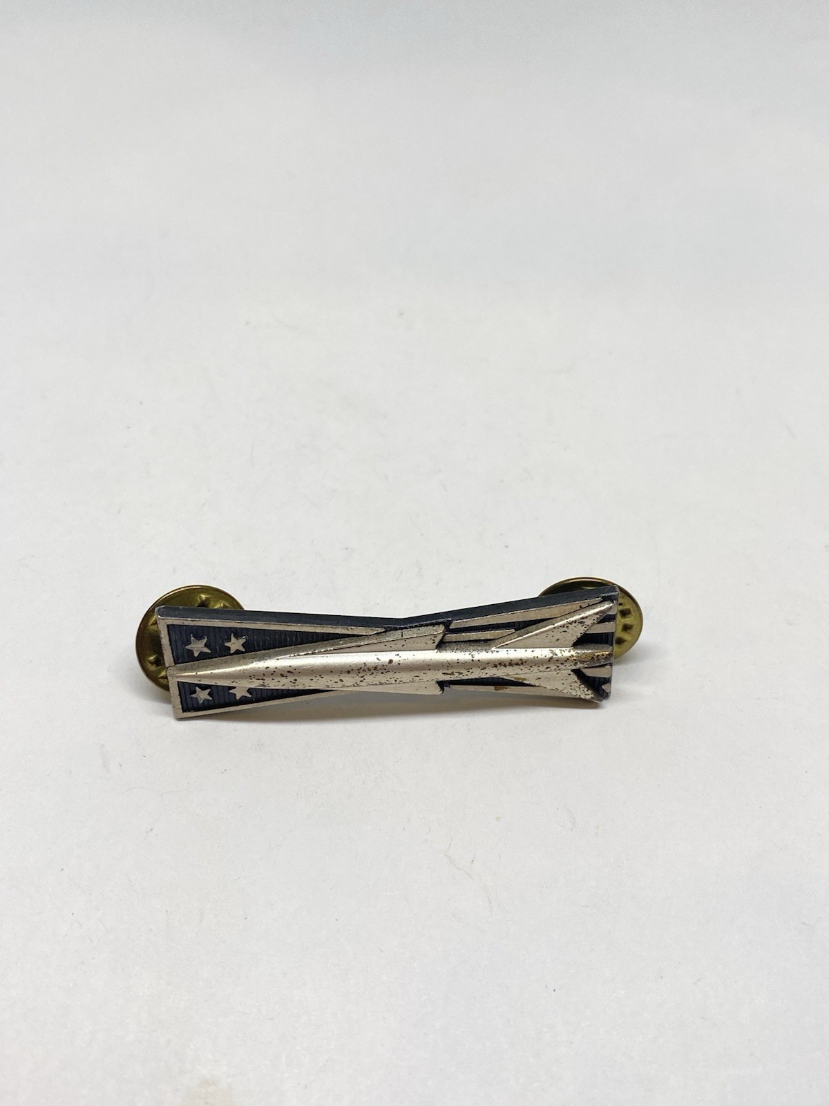 USAF US Airforce Sterling Silver Military Master Missileman Badge Pin 12g 925
