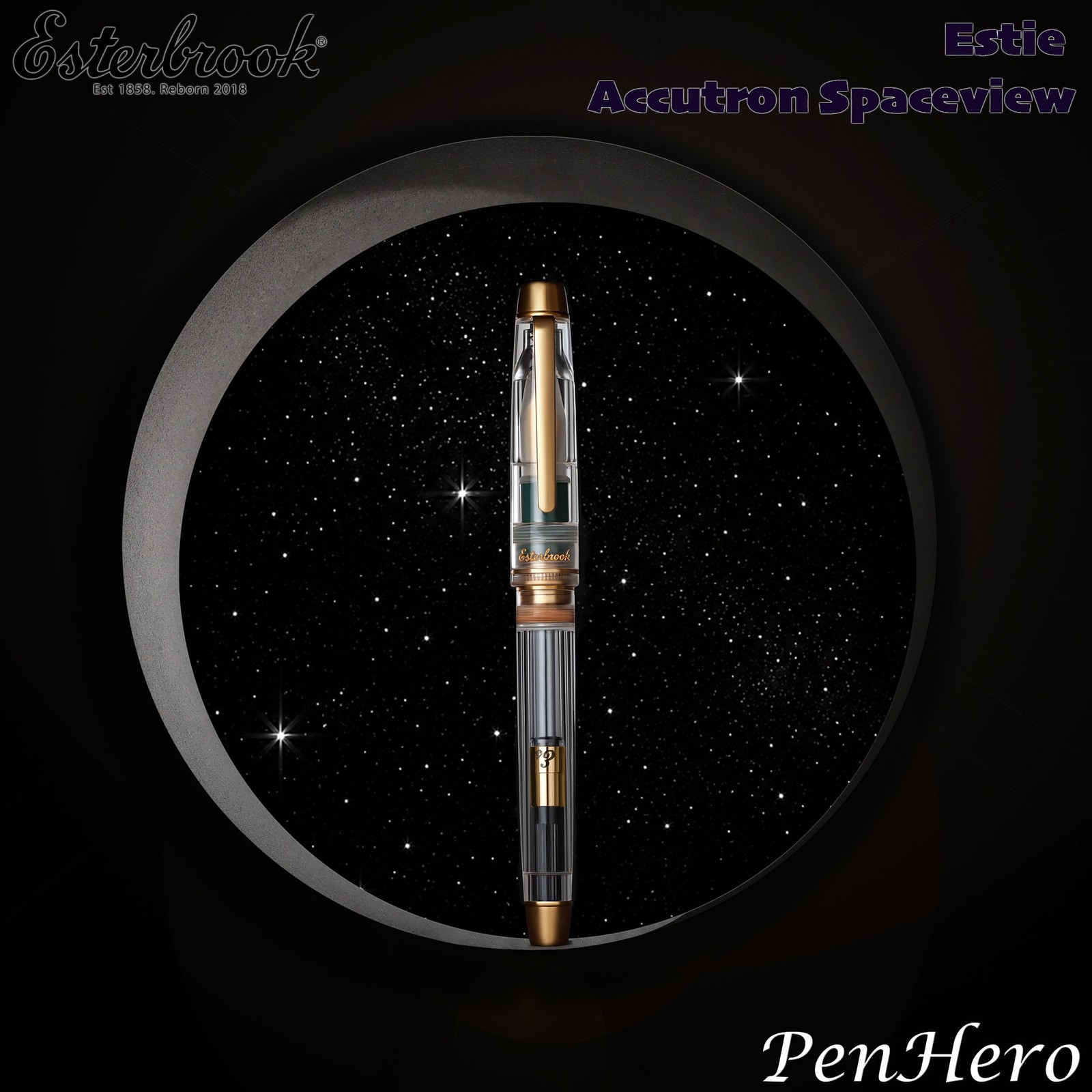 Esterbrook x Accutron Spaceview Estie Fountain Pen Medium
